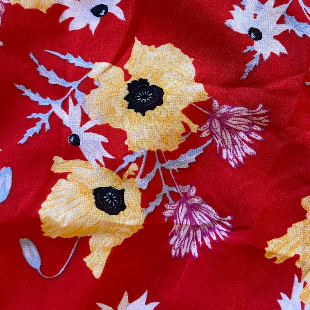Spaghetti strap flower dress